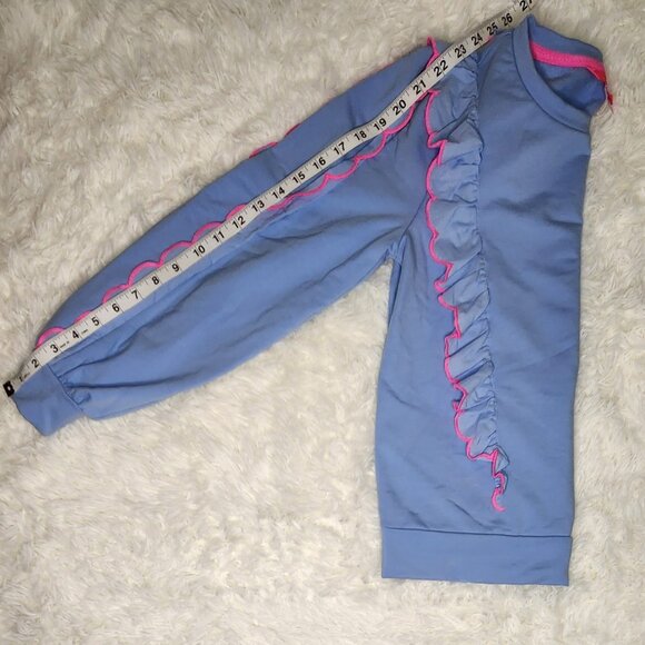 Lilly Pulitzer Sweatshirt Blue Ruffle - Picture 7 of 7